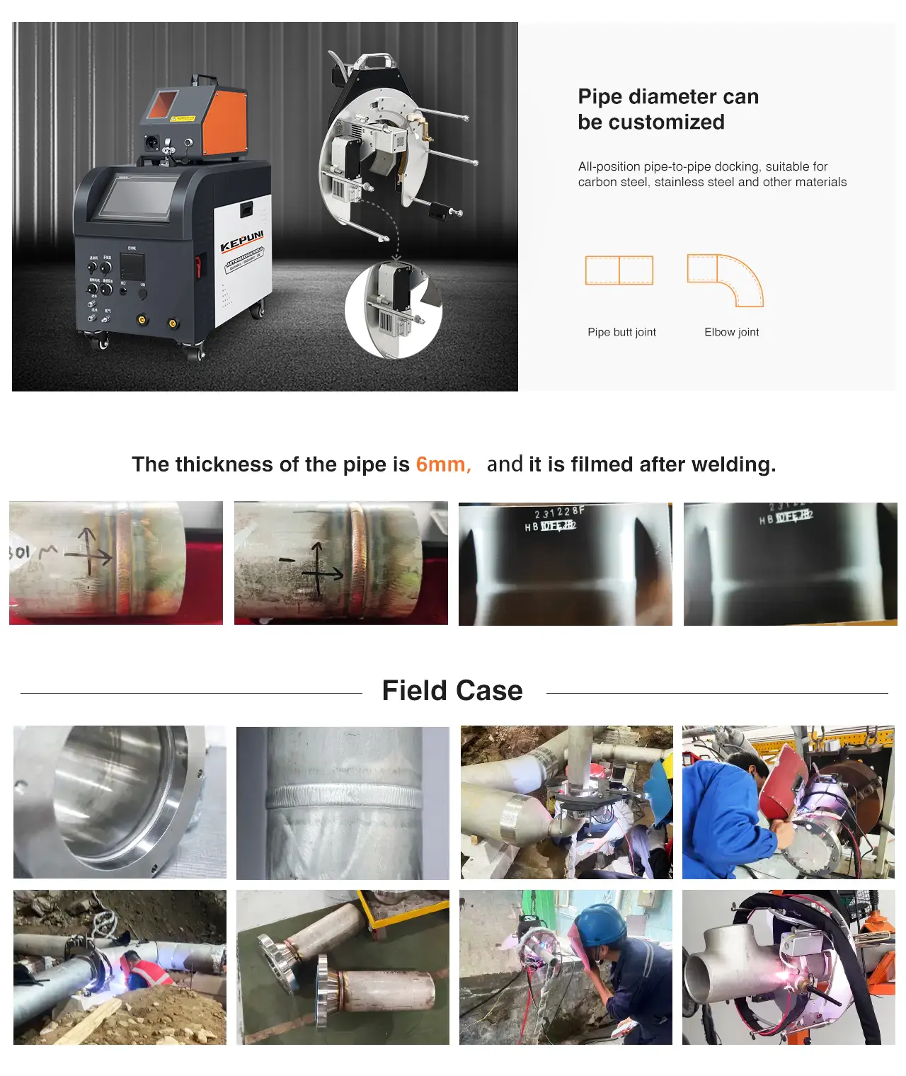 Open Type Add Wire Orbital Welding Machine